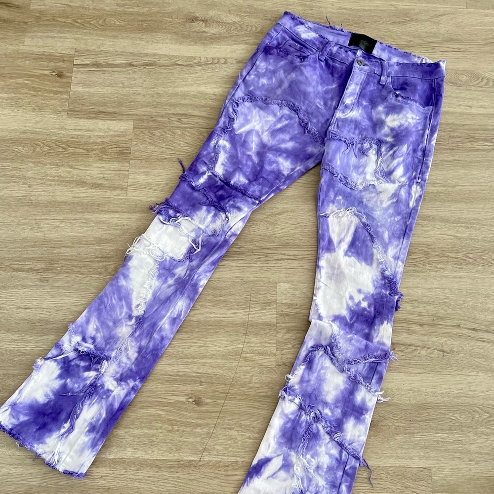 Valabasas stacked jeans